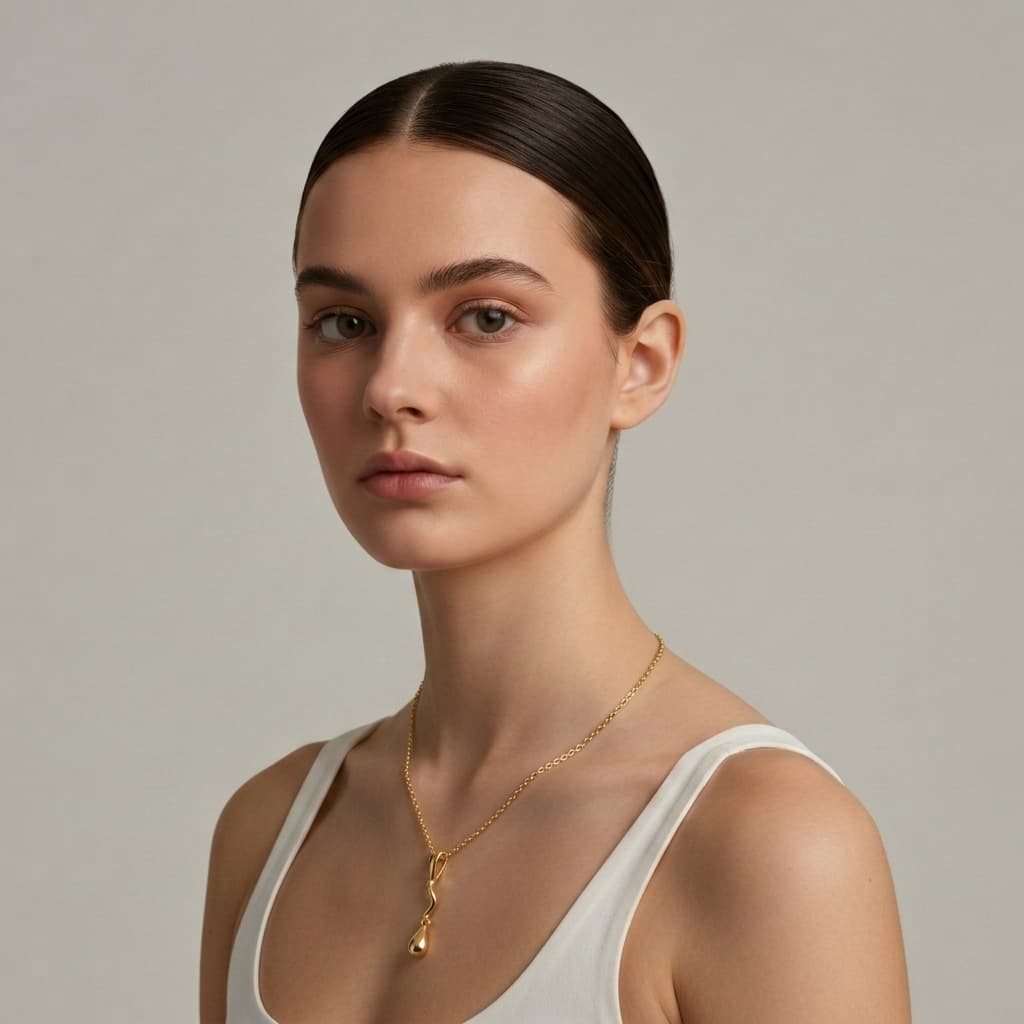 After — necklace ring jewelry for women virtual try-on result on real body, AI generated After — necklace ring jewelry for women virtual try-on result on real body, AI generated